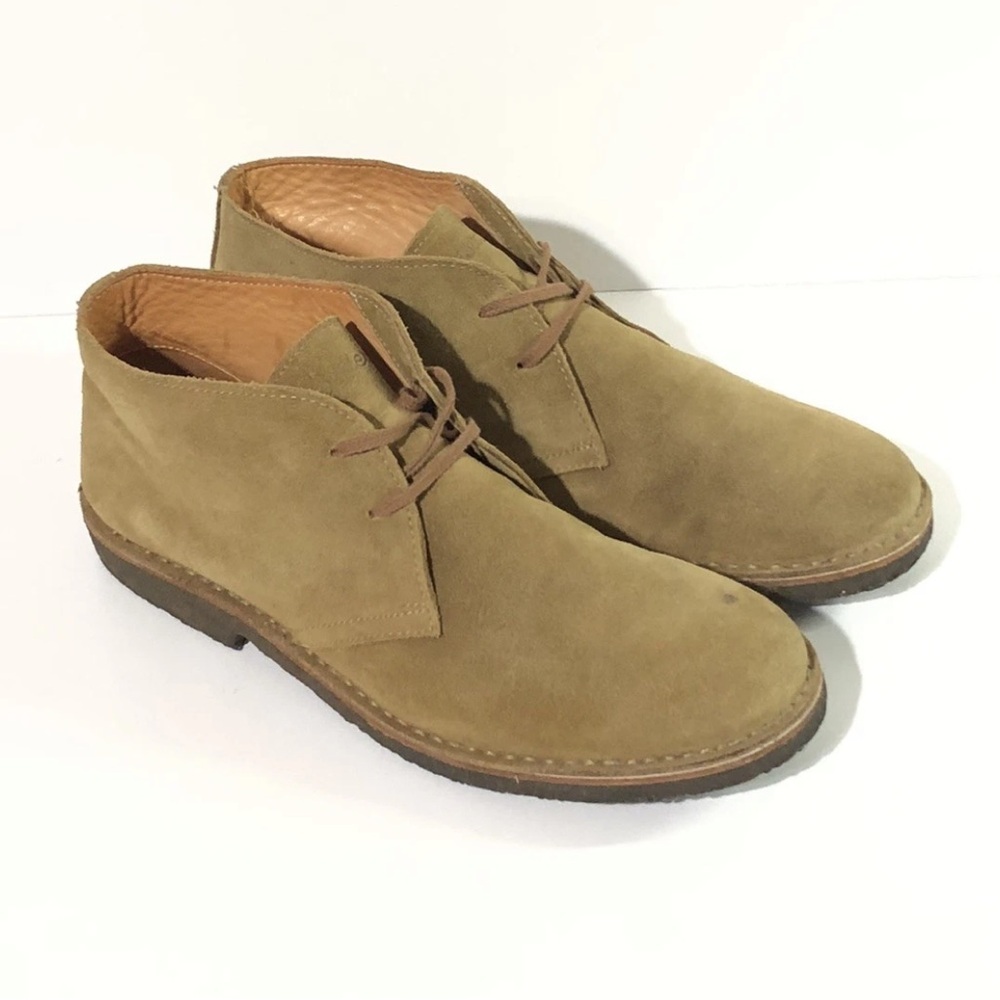 HUCKBERRY Astorflex Chukka Boots Italy Stone Beige Suede Men’s
